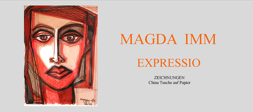 Aachen, Artquisgran Gallery: Ausstellung "Expressio", Zeichnungen von Magda Imm